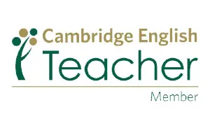 Logotipo oficial de Cambridge English Teacher.